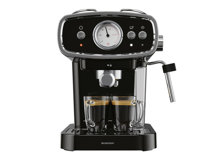  Zobrazit na celou obrazovku SILVERCREST® KITCHEN TOOLS Espresso kávovar SEM 1050 A2, černá - Obrázek 1