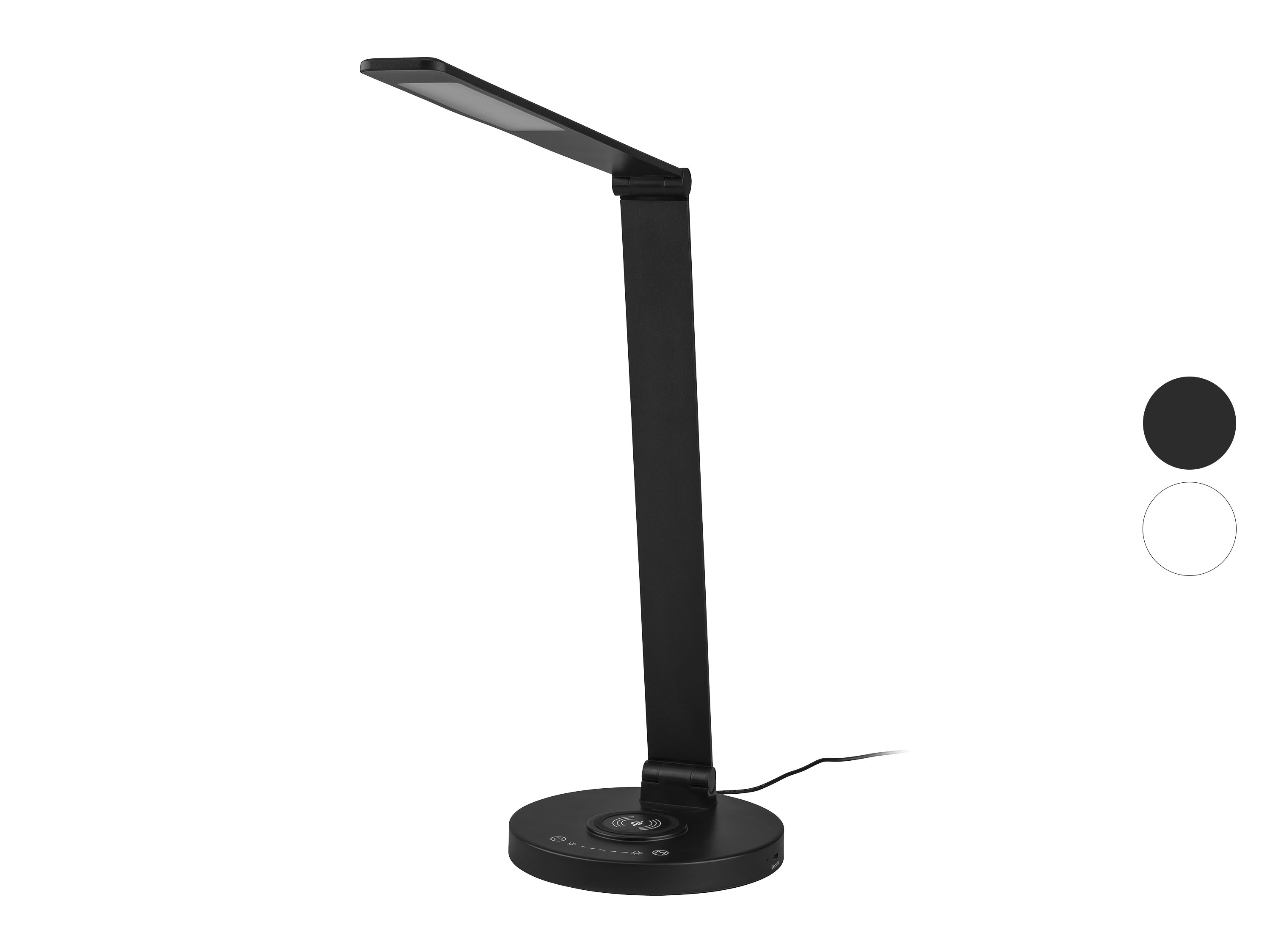 LIVARNO home Stolní stmívatelná LED lampa s indukčním nabíjením
