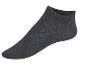 Tmavě šedé krátké ponožky.