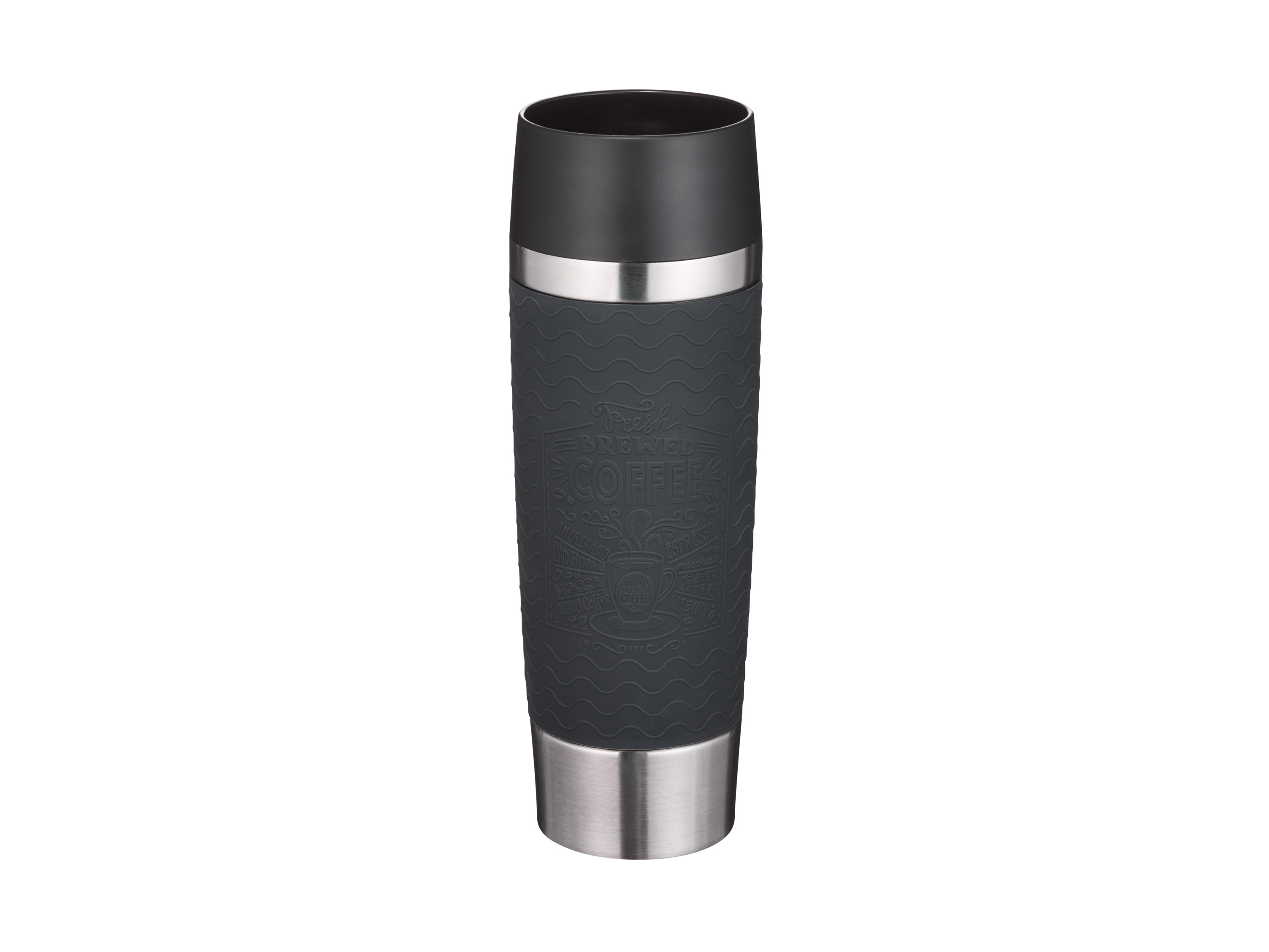 Emsa Cestovní hrnek Essential, 0,5 l (antracitová)