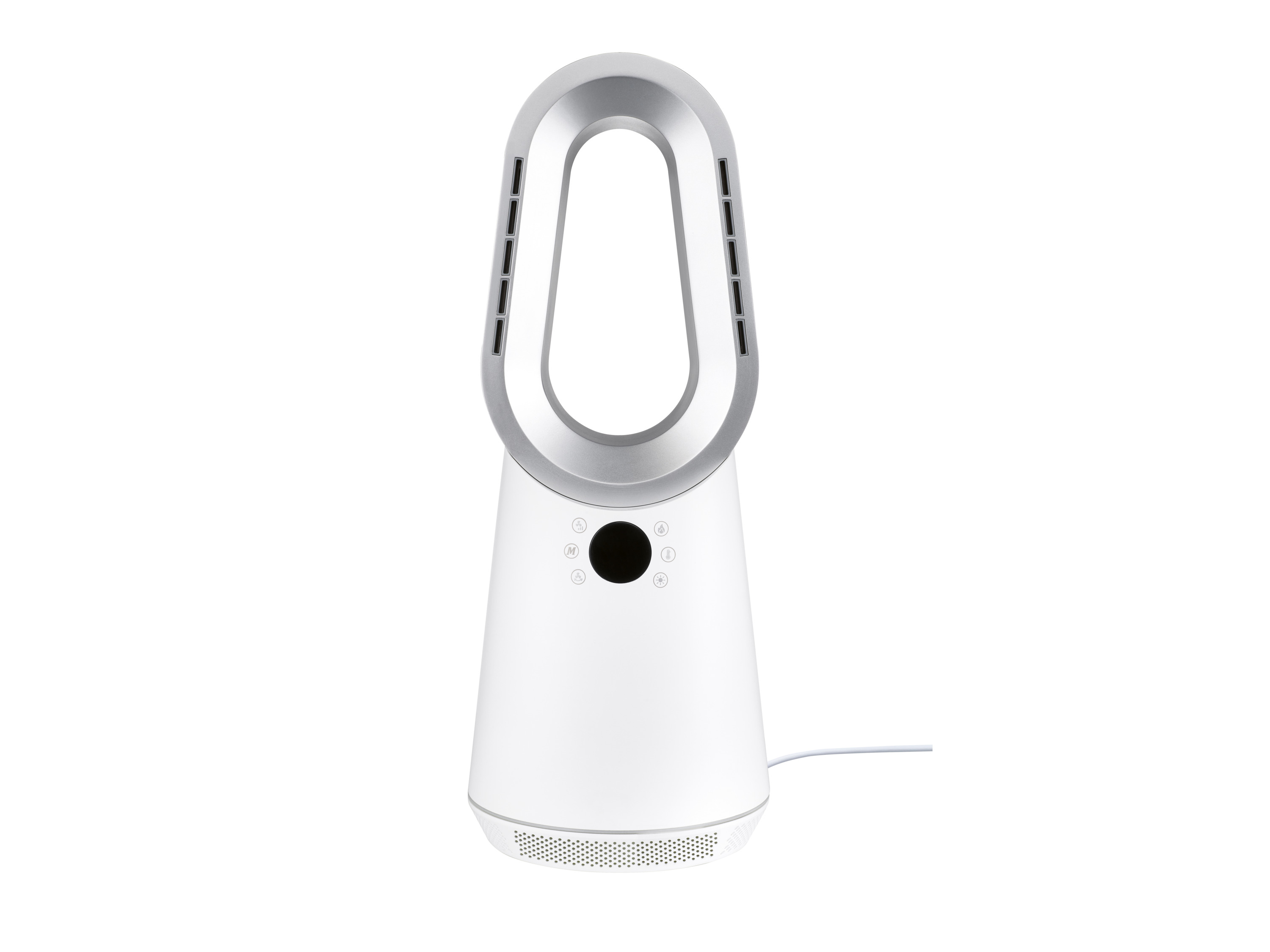 Tronic® Teplovzdušný ventilátor s LED osvětlením Trhv 1200 A1 (bílá)