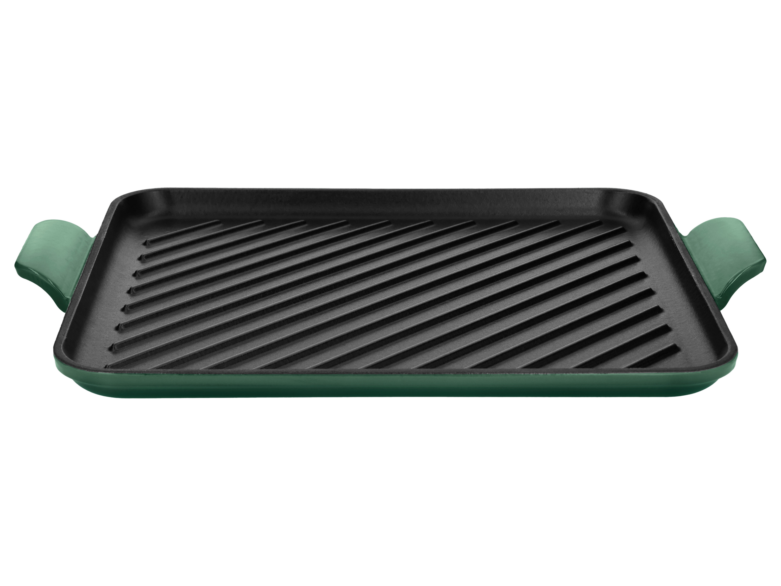 Silvercrest® Litinová deska na pizzu \ Litinová grilovací deska (Grilovací deska/zelená)