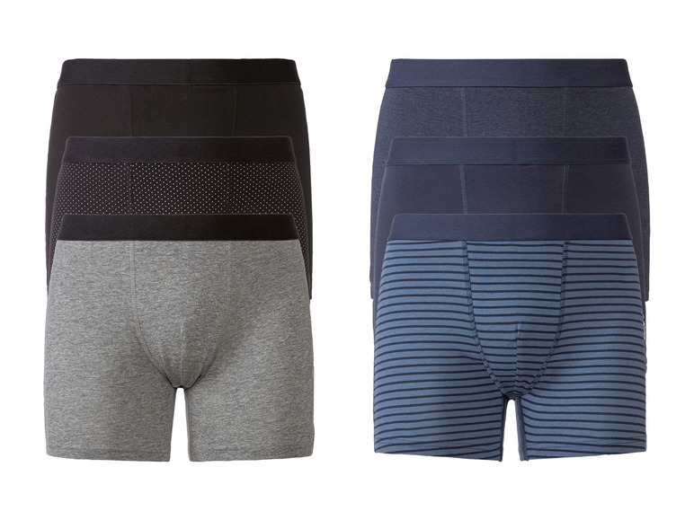  Zobrazit na celou obrazovku LIVERGY® Pánské boxerky, 3 kusy - Obrázek 1