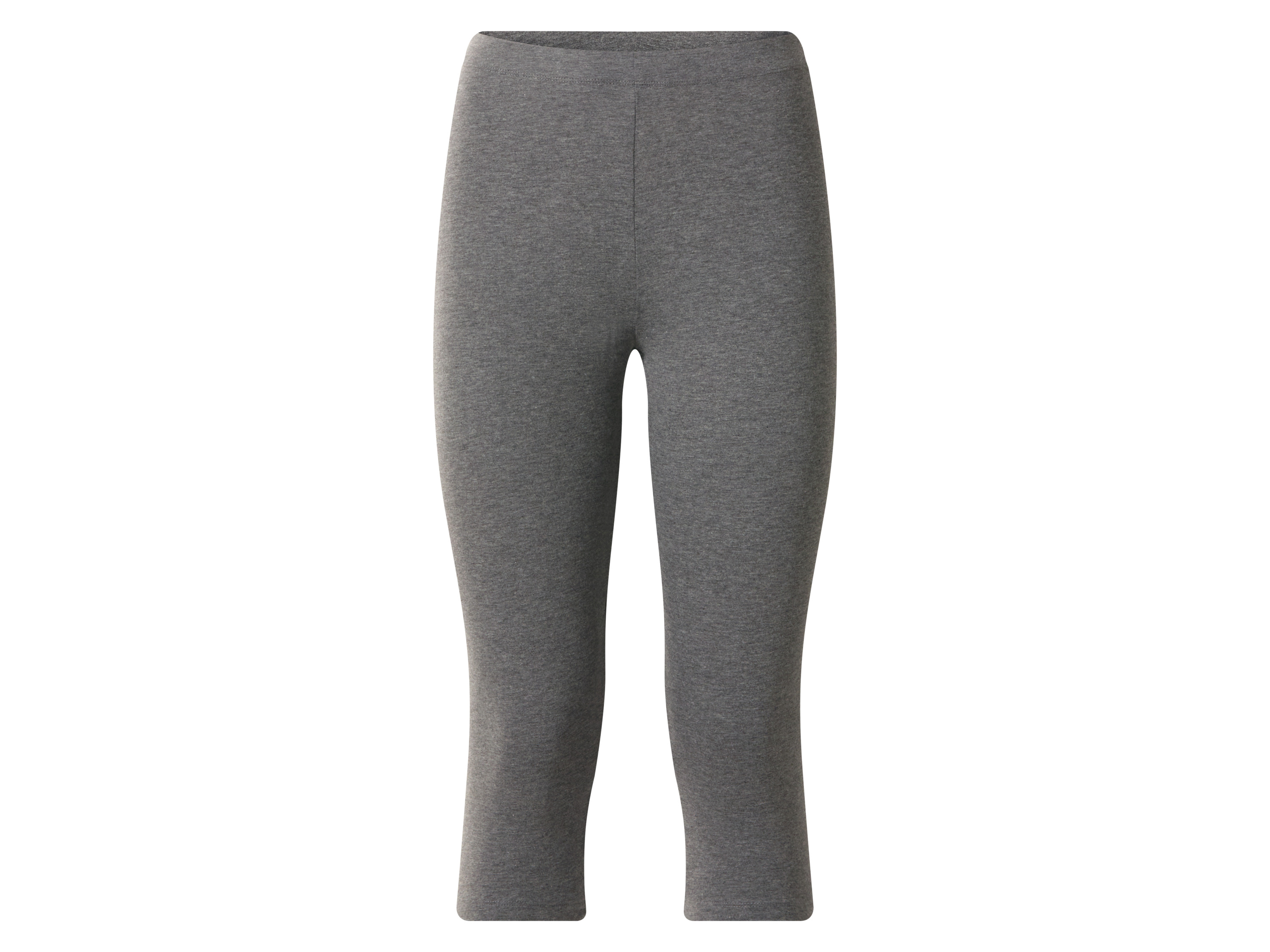 Esmara® Dámské capri legíny s BIO bavlnou (šedá, S(36/38))