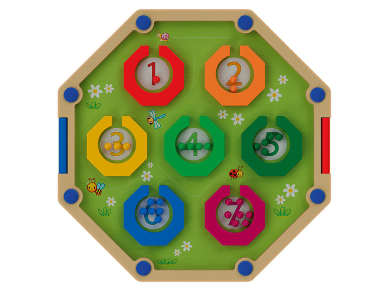  Zobrazit na celou obrazovku Playtive Dřevěná výuková hra Montessori - počítání - Obrázek 2