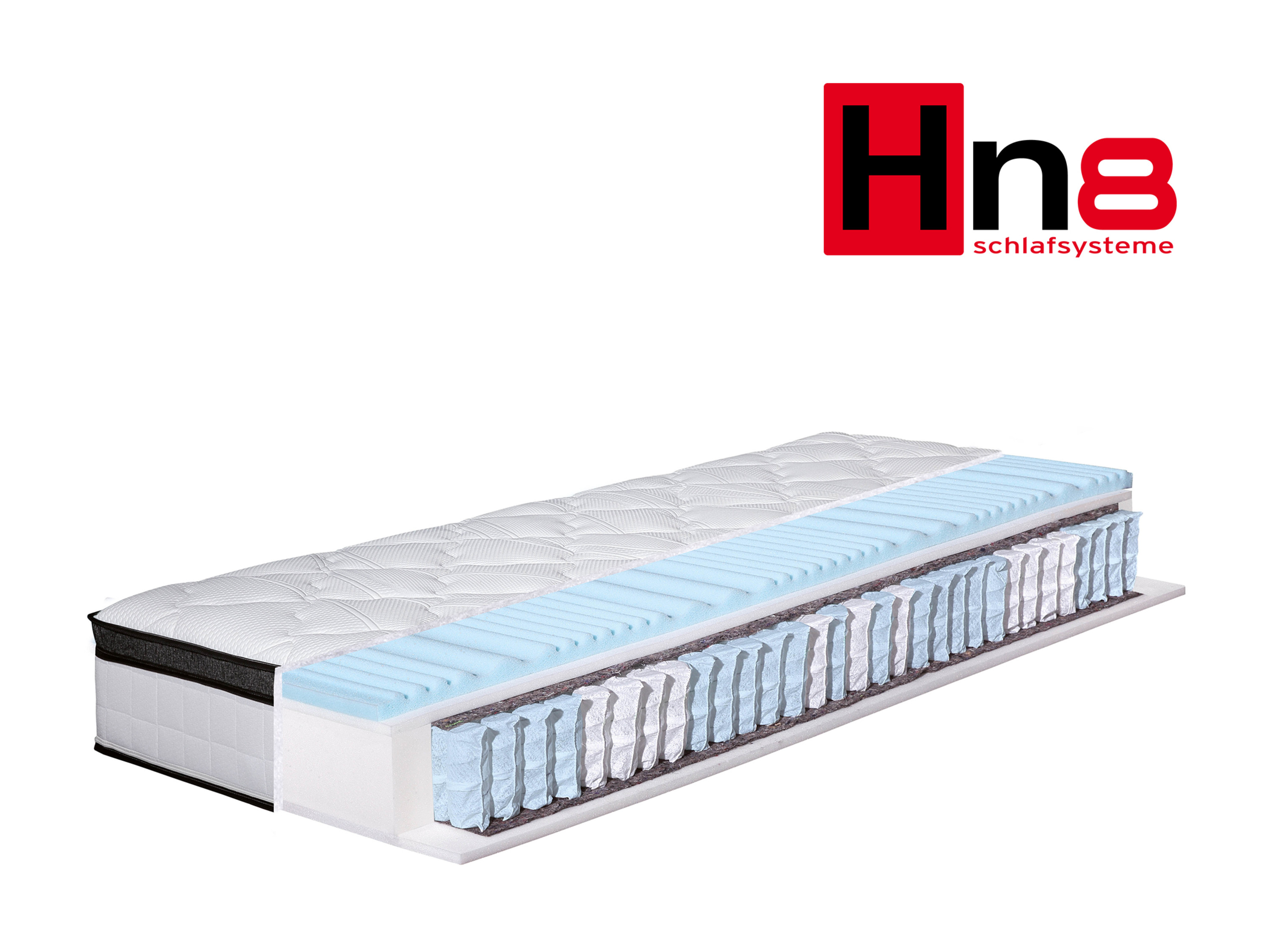 Hn8 Schlafsysteme 7zónová taštičková matrace Supreme TFK GEL (H2, 80 x 200)