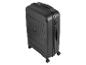 Černý kufr na kolečkách značky IT Luggage.