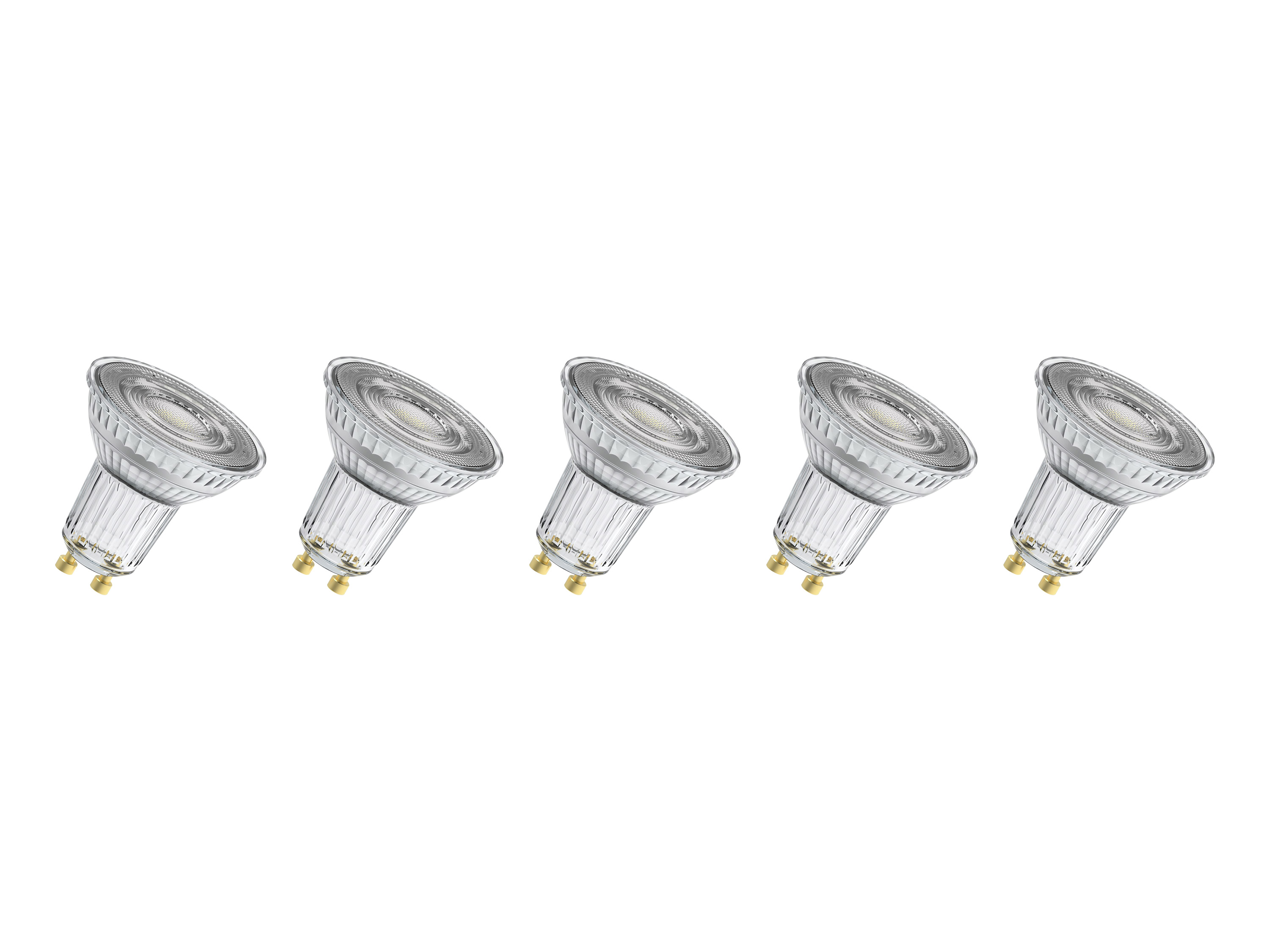 Osram LED žárovka »Base Spot«, 5 kusů (Par16, Gu10, stmívání, 2700 K, transparentní)