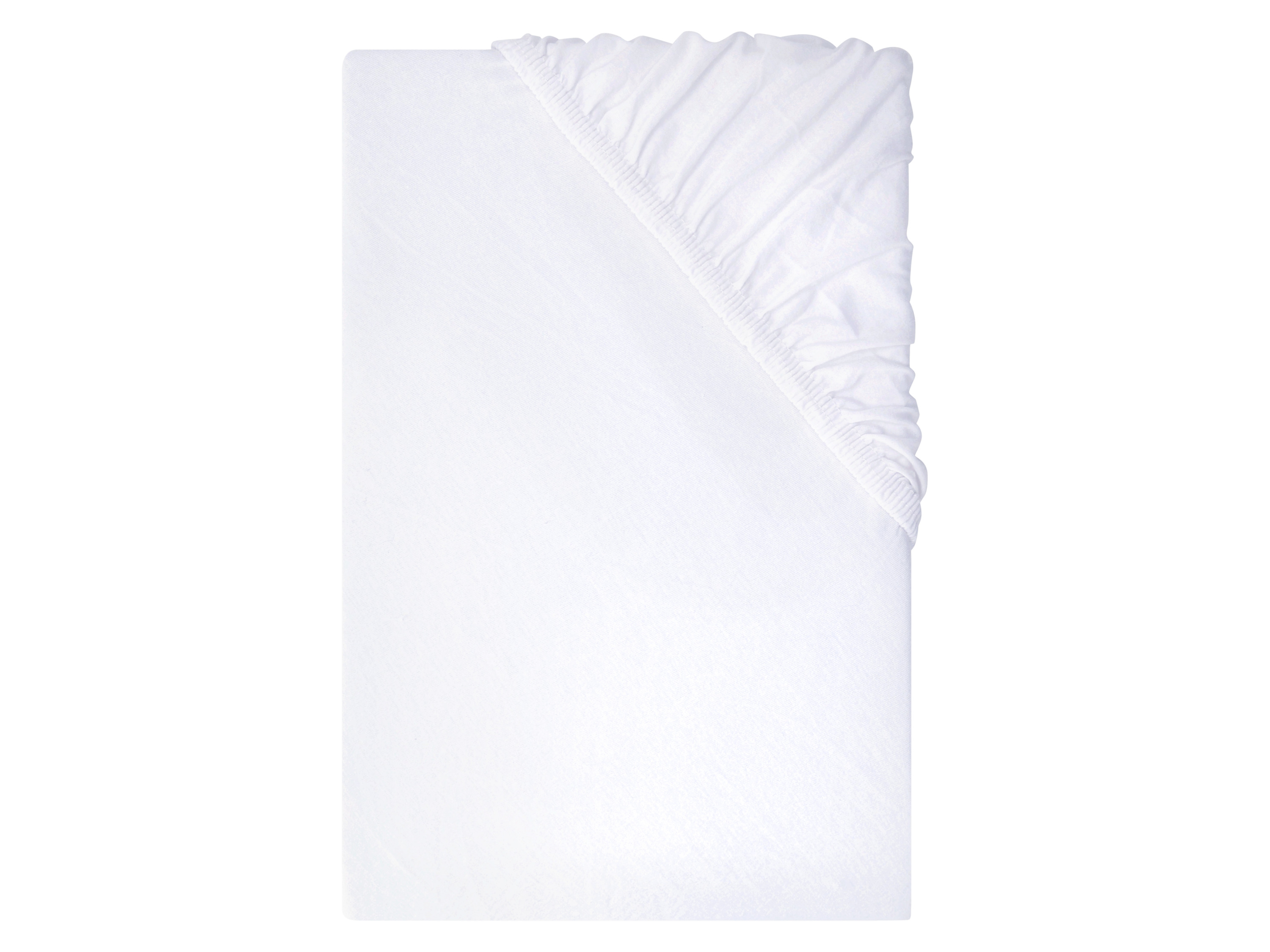Livarno® Žerzejové napínací prostěradlo, 90-100 x 200 cm (bílá)