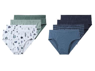 lupilu® Chlapecké slipy s BIO bavlnou, 4 kusy