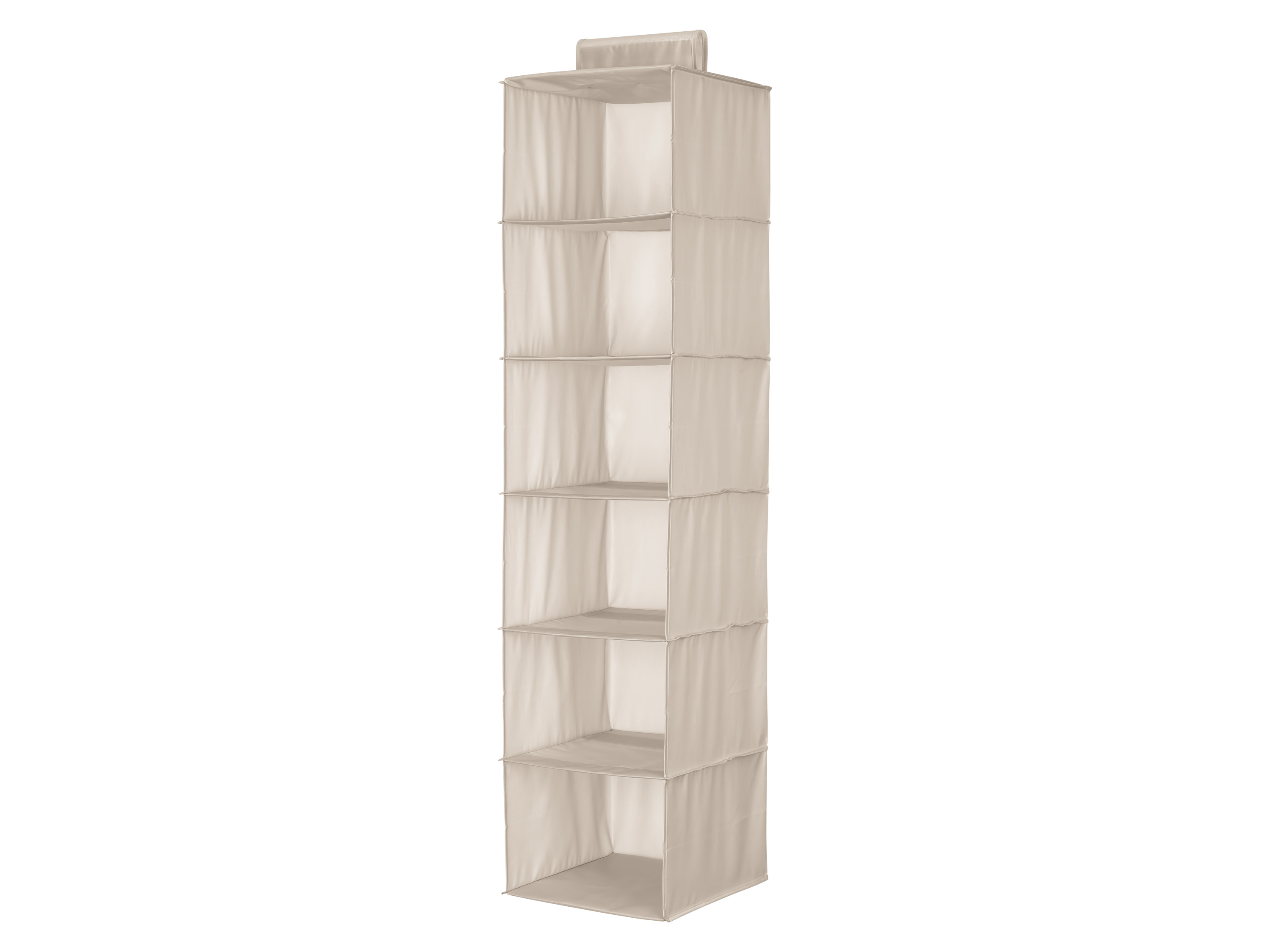 W5 Závěsný organizér / Organizér na boty / Obal na oděvy / Úložný box pod postel (závěsný organizér / béžová)