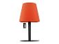 Oranžová stolní lampa Sansibar, moderní design.