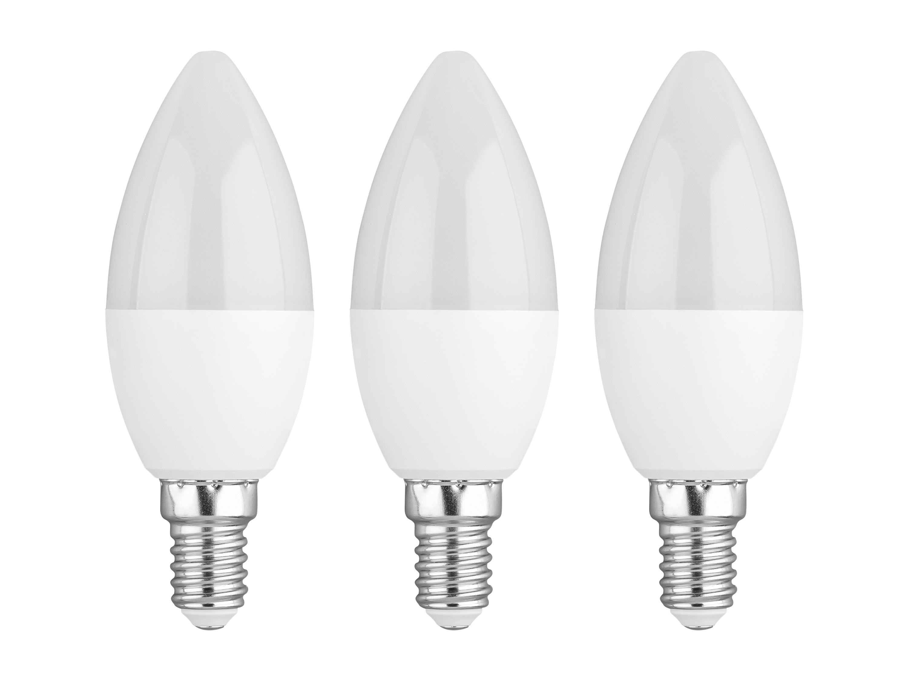 Livarno home LED žárovka, 2 kusy / 3 kusy (4,2 W E14 svíčka, 3 kusy, mléčný)