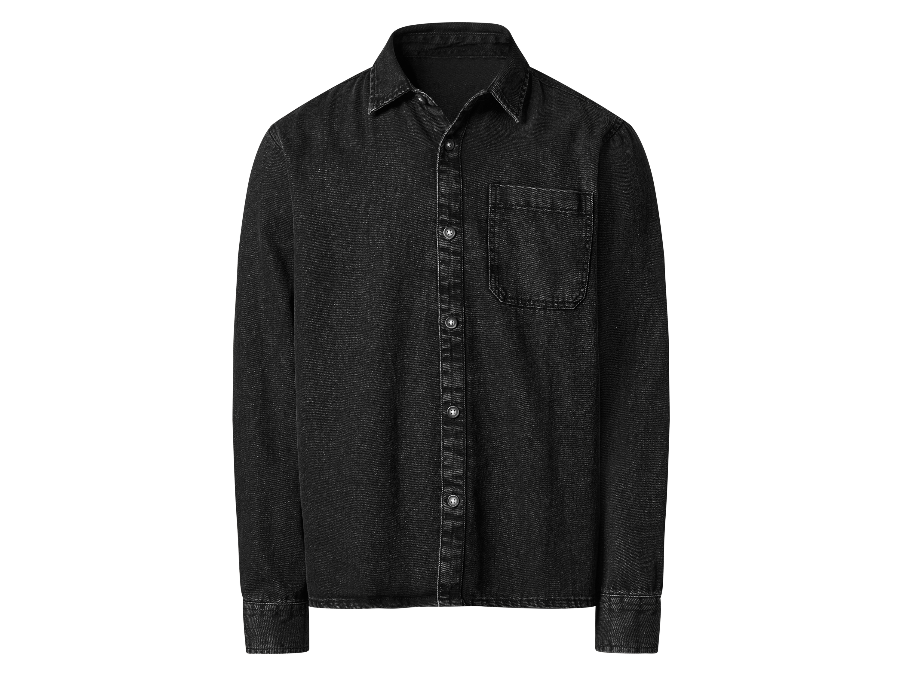 esmara Men Pánská džínová košile (černá, L(41/42))