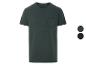 Trička s kapsou, klasický střih, dostupné v tmavě zelené a černé barvě.