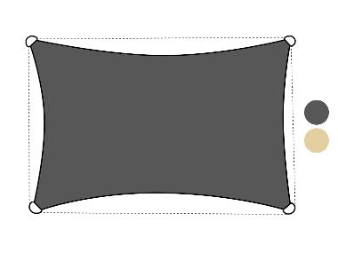LIVARNO® Ochranná plachta proti slunci, obdélníková
