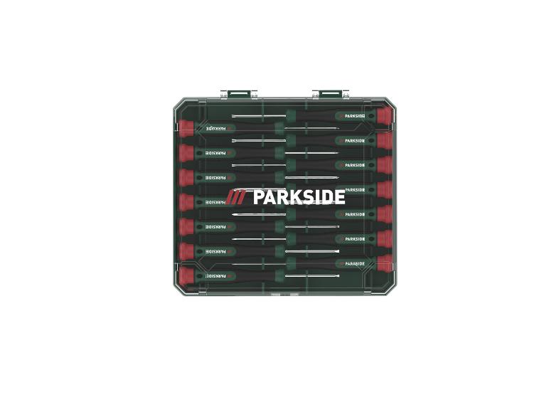 Sada šroubováků Parkside v pouzdru.