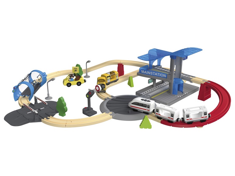  Zobrazit na celou obrazovku Playtive Dřevěná železnice City Express / Dinoland - Obrázek 3