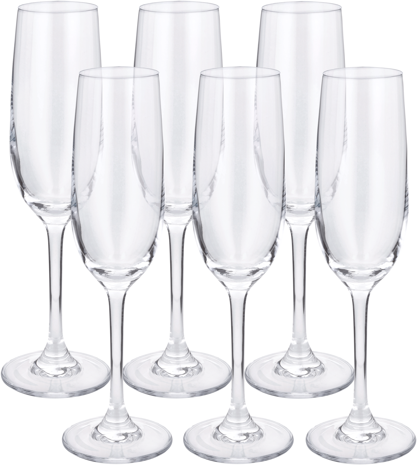 Silvercrest® Sada sklenic, 6dílná (sklenice na sekt)