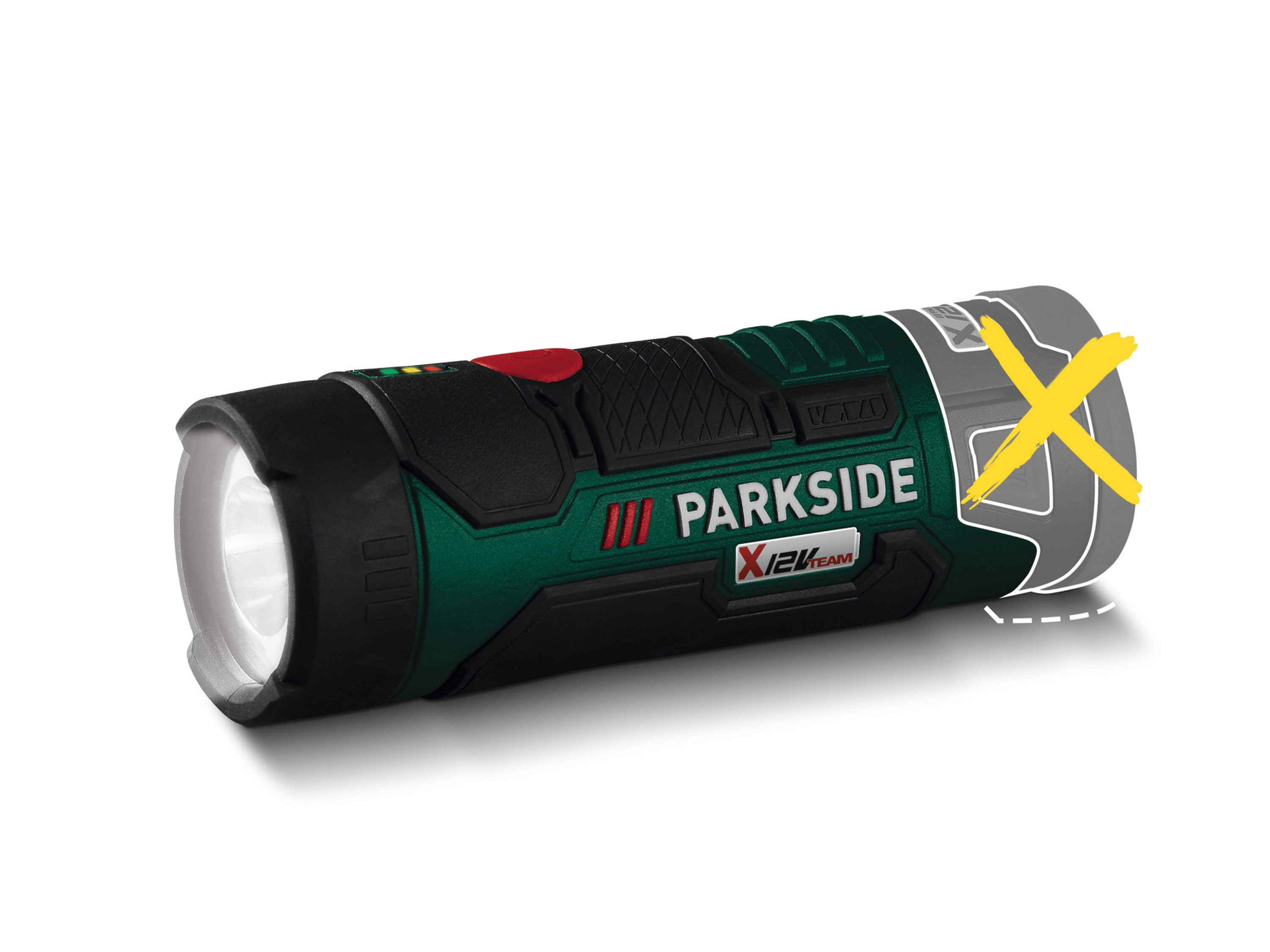 Parkside® Aku pracovní LED svítilna Ptsa 12 A1 – bez akumulátoru a nabíječky