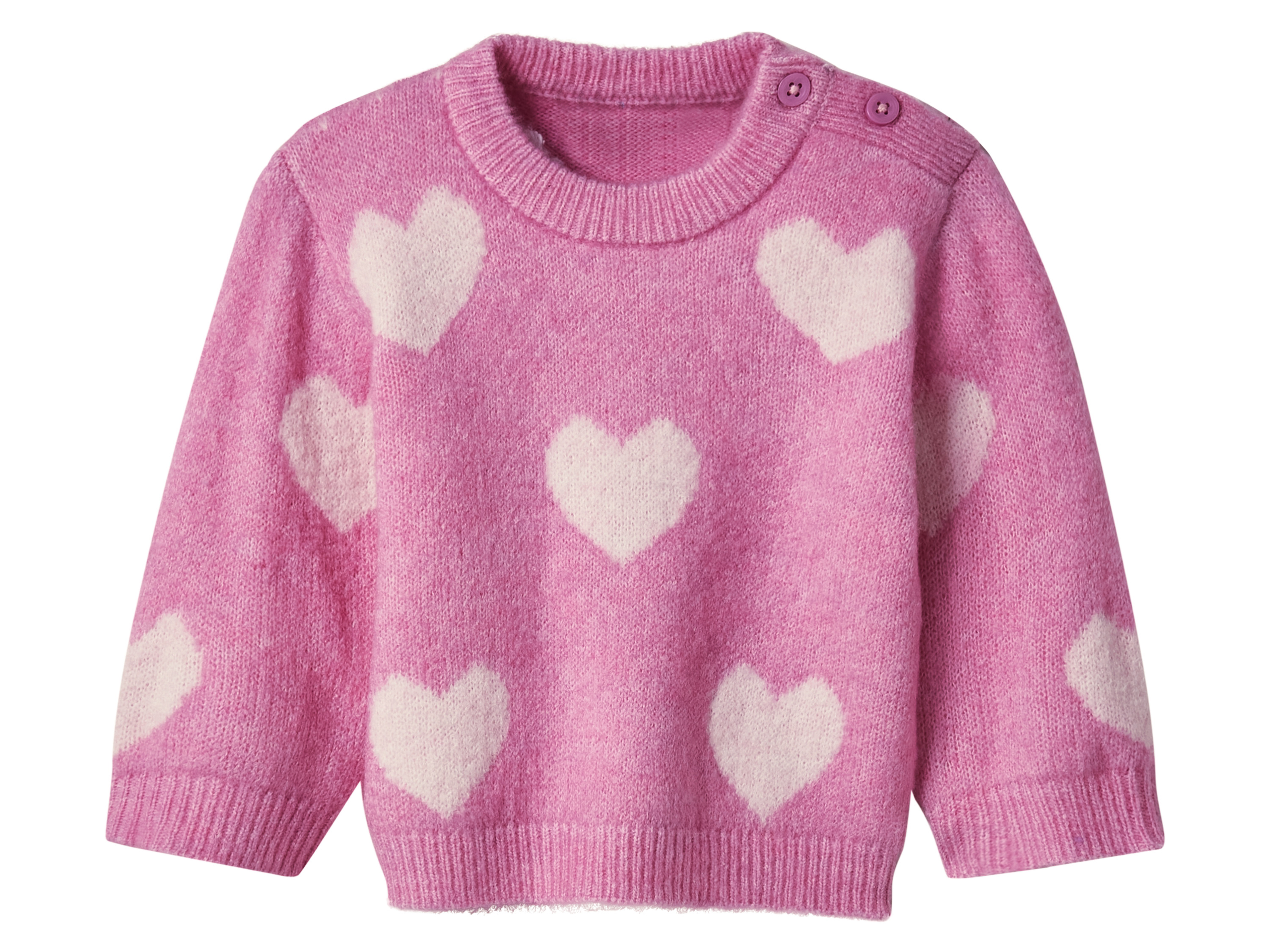 lupilu® Dětský pletený svetr (lila fialová, 86/92)