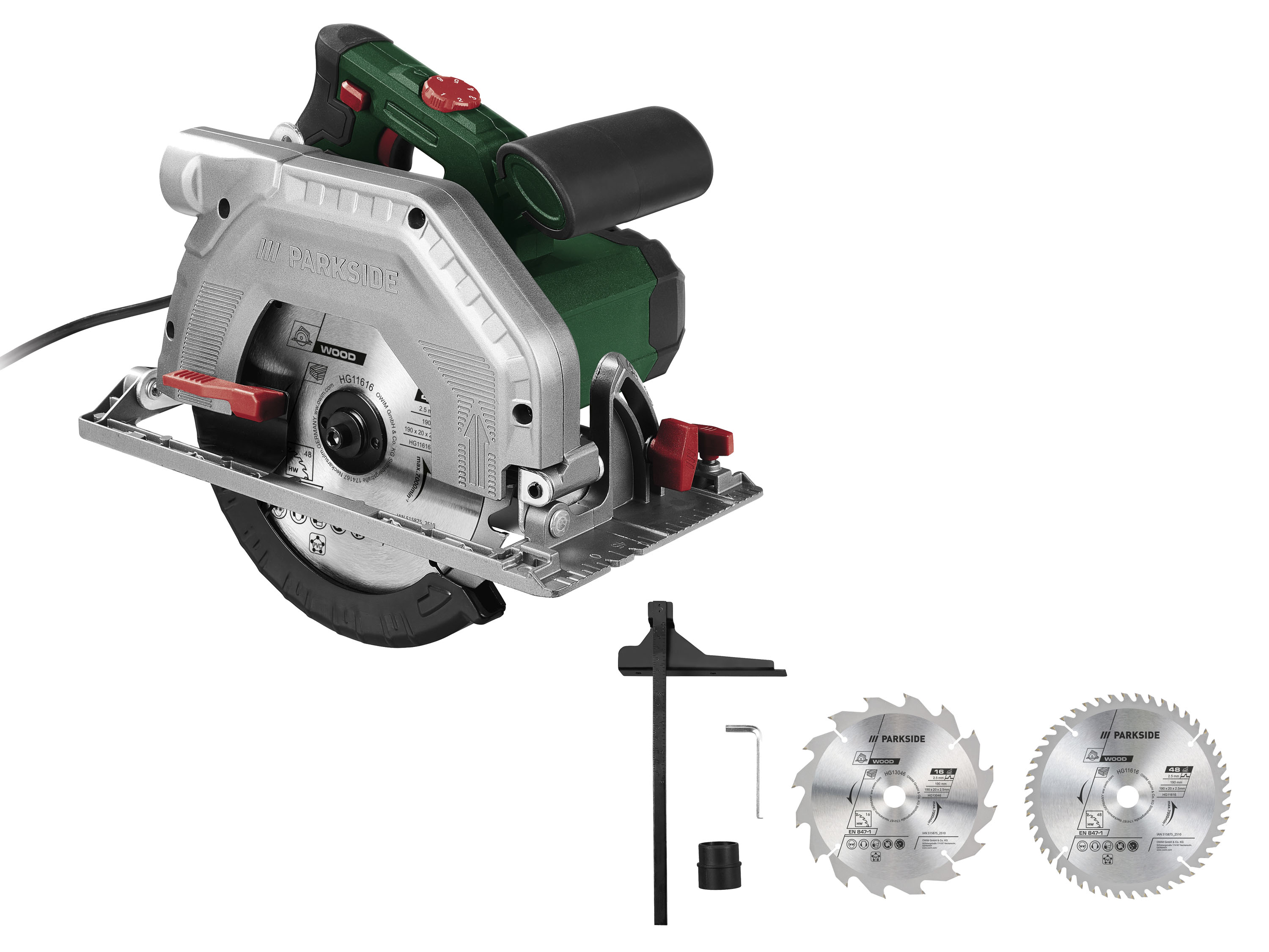Parkside® Ruční okružní pila Phks 1350 E4
