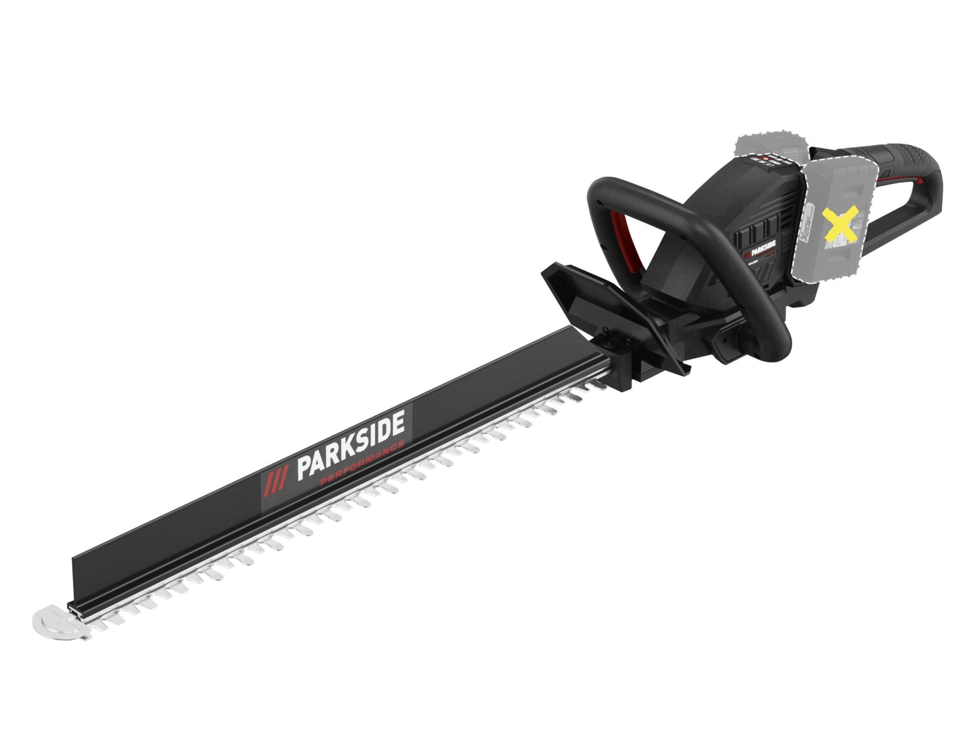 Parkside Performance® Aku nůžky na živý plot Pphsa 40-Li C3 – bez akumulátoru a nabíječky