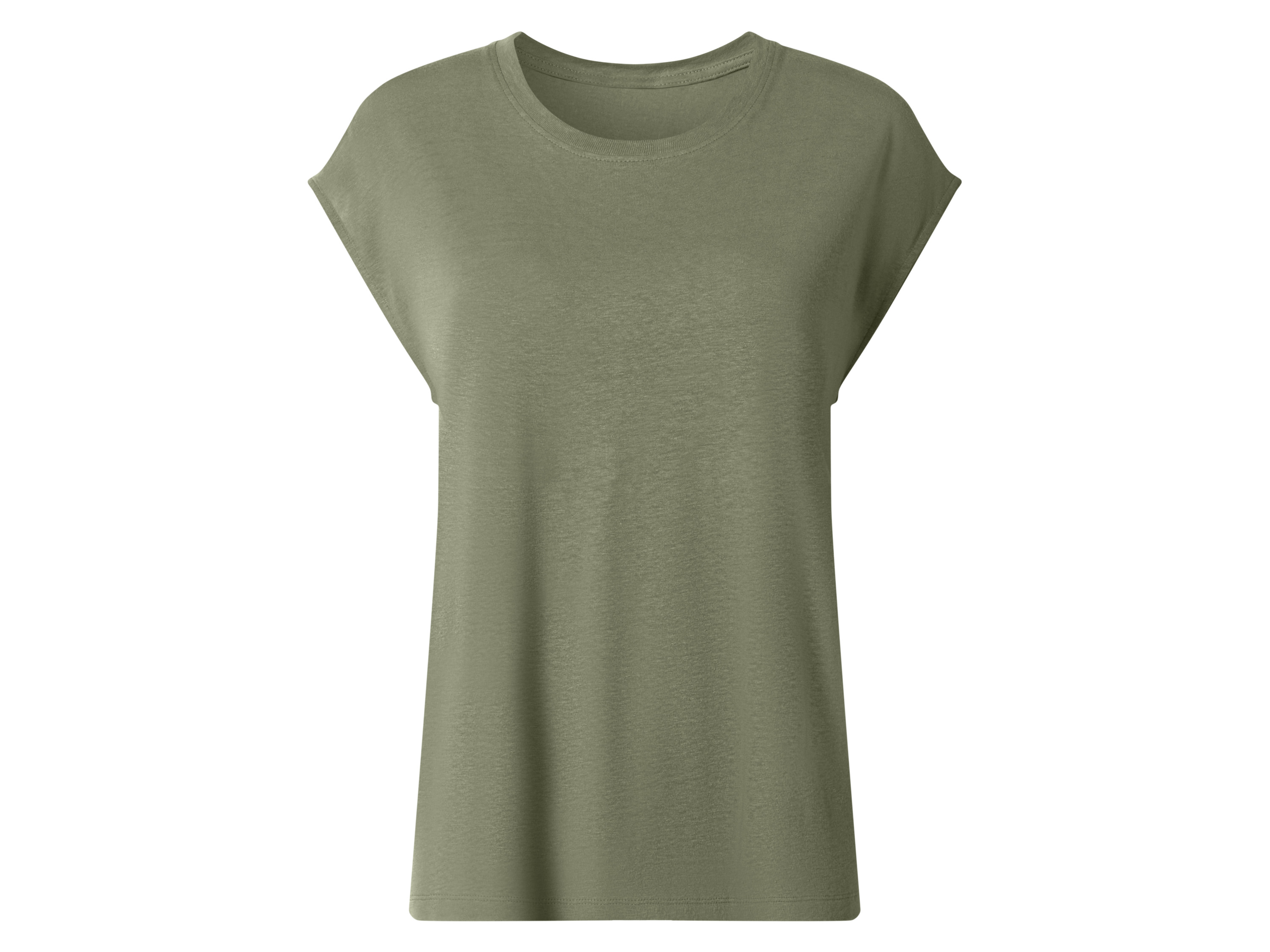 esmara® Dámský lněný top (zelená, M (40/42))