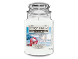 Svíčka Yankee Candle Home Inspiration Snow Day ve skleněné nádobě.