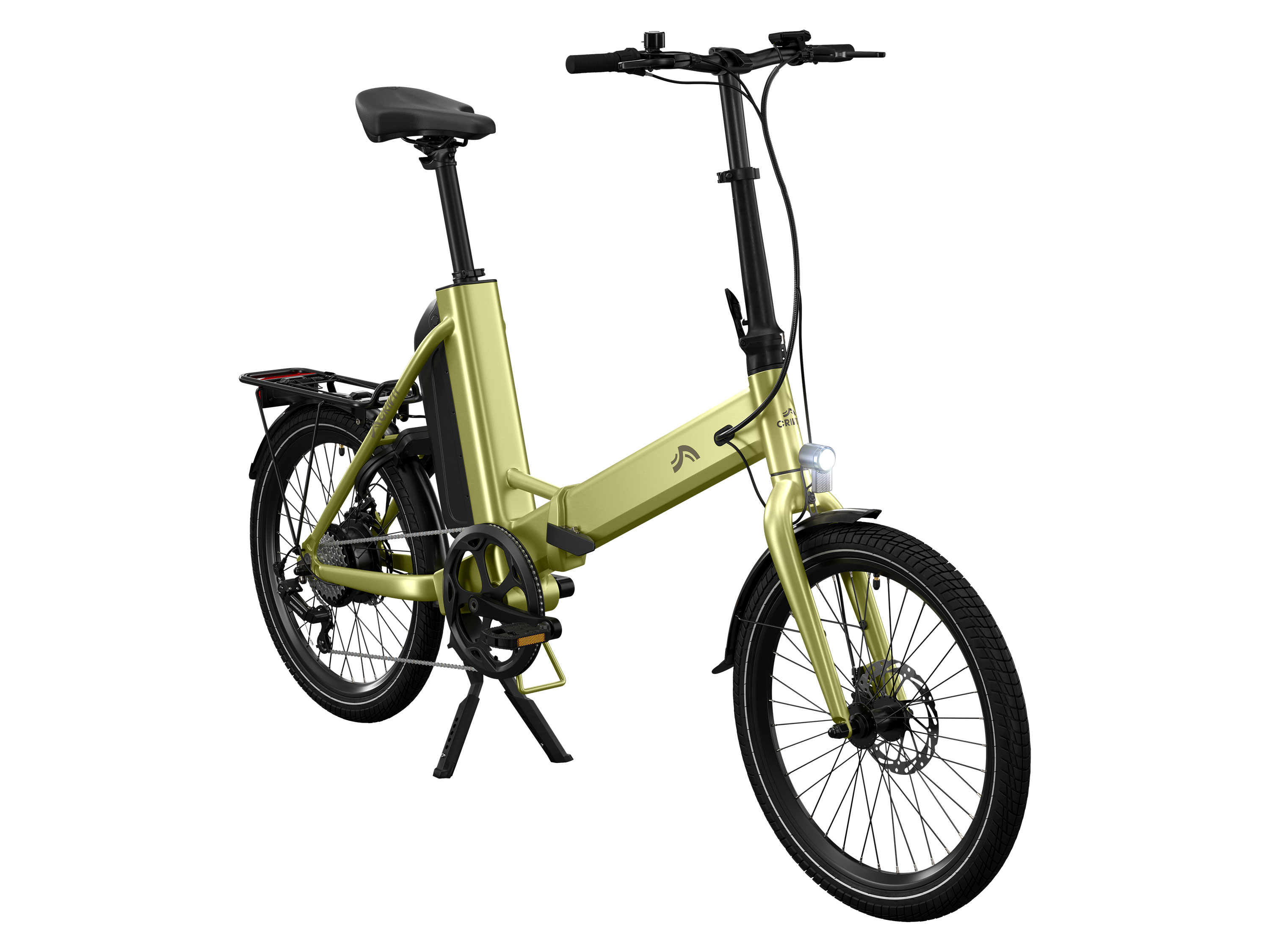 Crivit Skládací elektrokolo FoldX 530 (zelená)