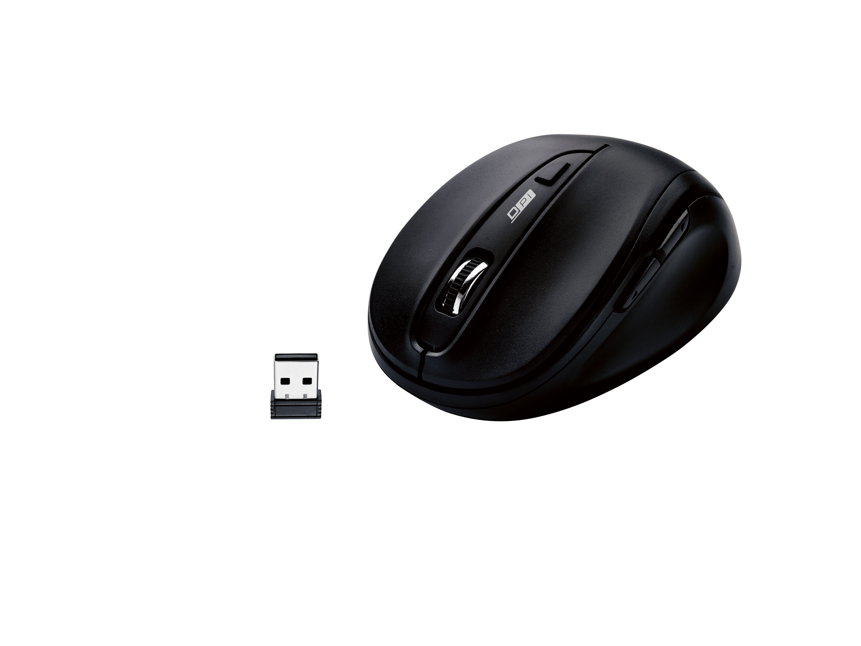 Silvercrest® Optická bezdrátová myš (černá)