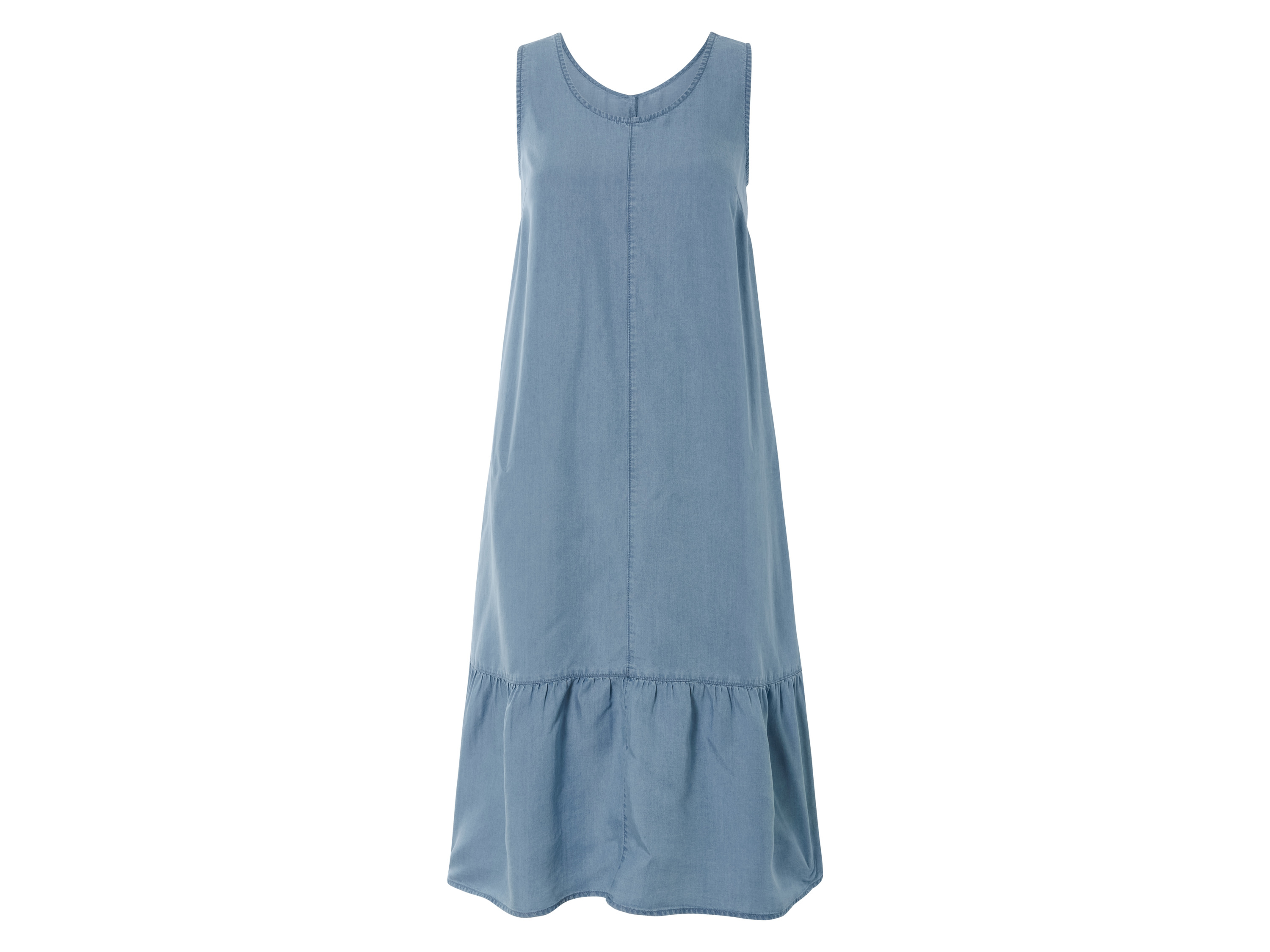 esmara® Dámské šaty, měkké a hebké (světle modrá, 36)