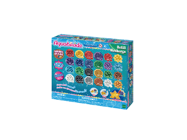 AQUABEADS Náhradní balení perleťových korálků, 2000 kusů