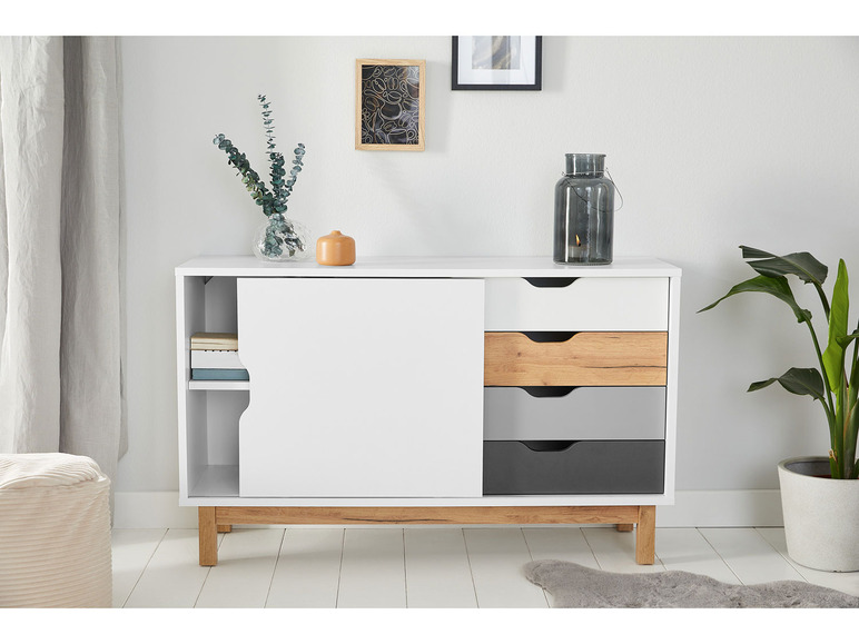  Zobrazit na celou obrazovku LIVARNO home Skříňka s posuvnými dvířkami Copenhagen - Obrázek 2