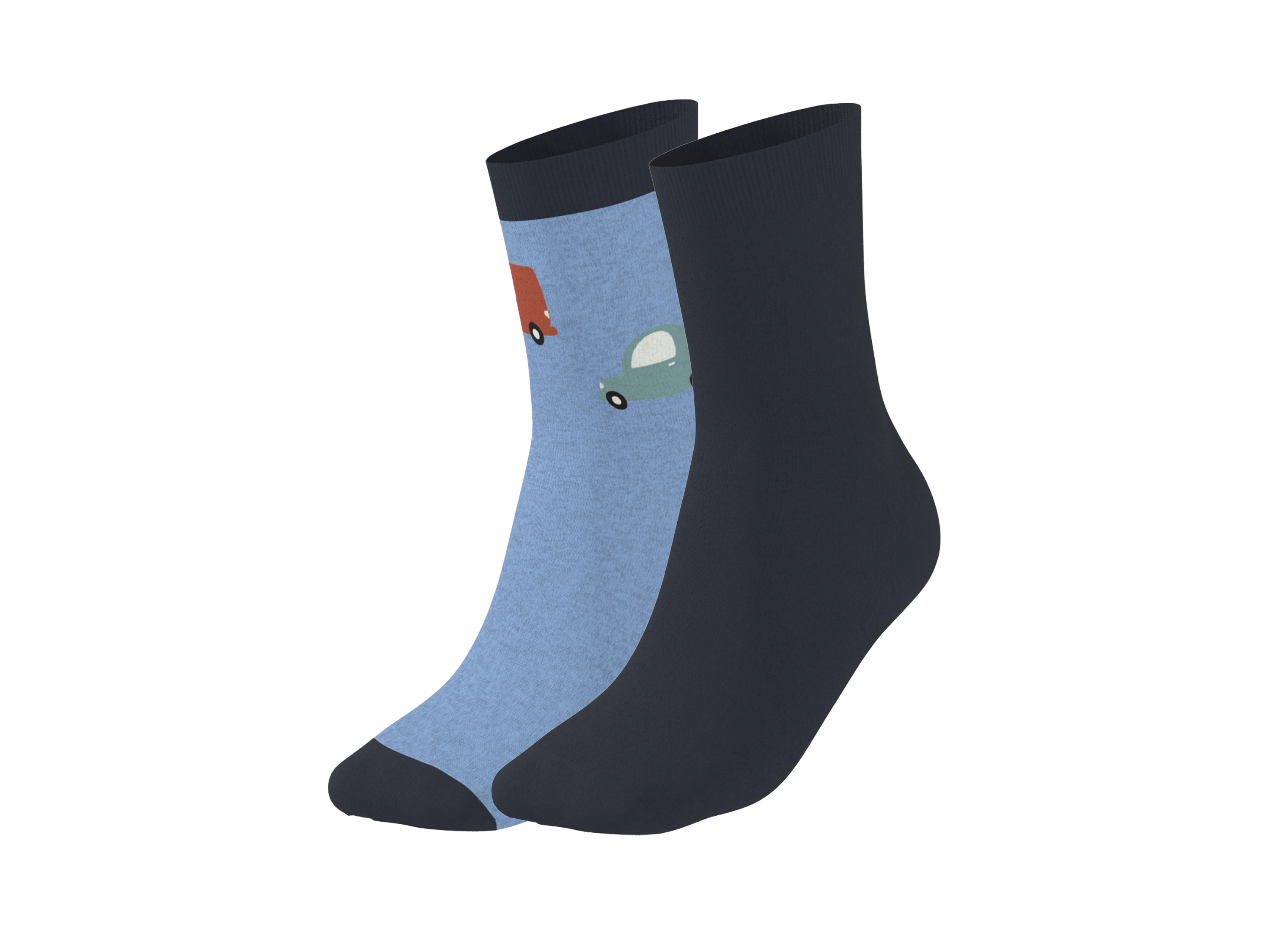 lupilu® Dětské ponožky, 2 páry (modrá, 23-26)