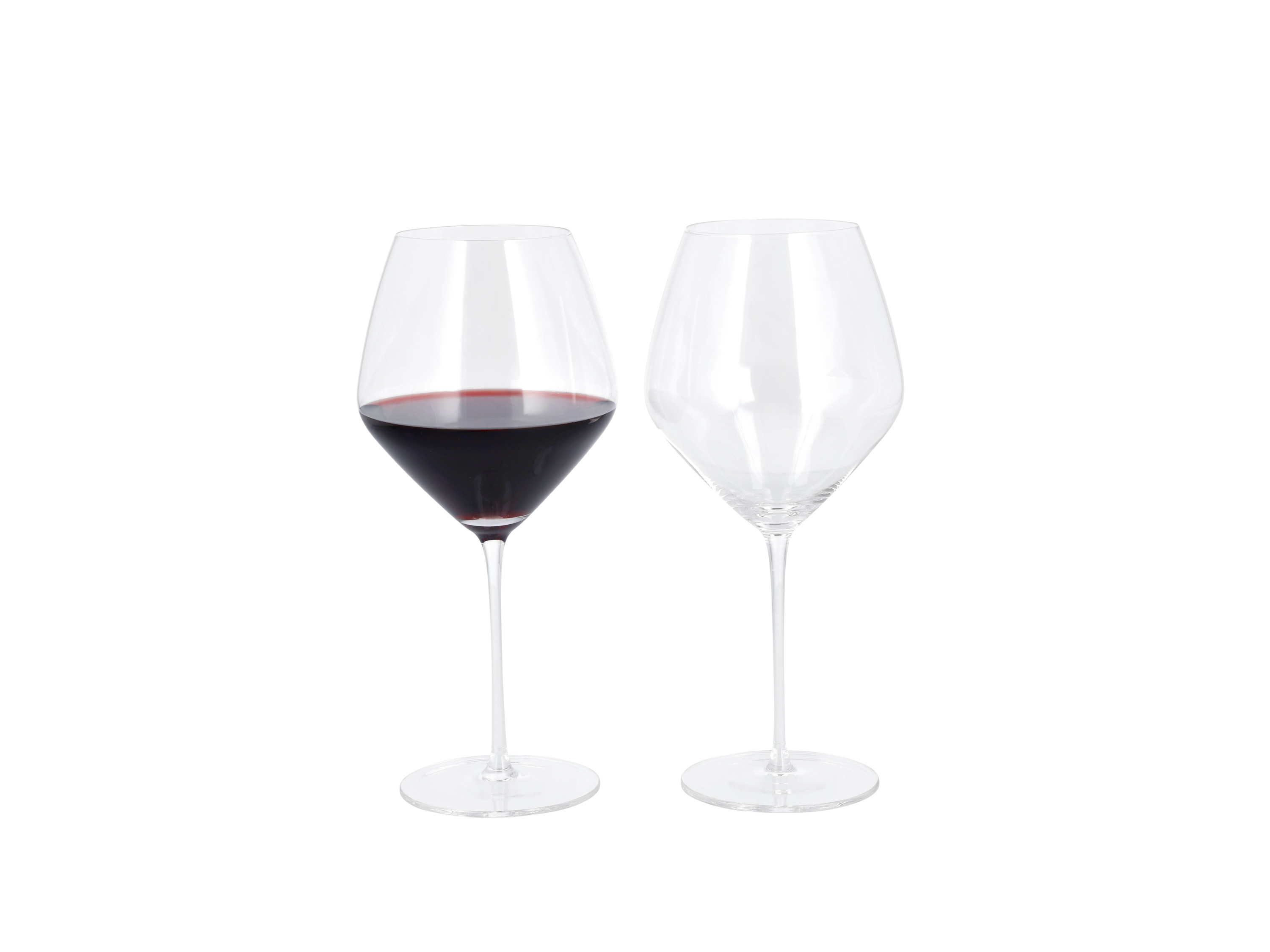 Silvercrest® Sklenice na víno z foukaného skla, 2 kusy / Sklenice na vodu z foukaného skla, 3 kusy (sklenice na červené víno)