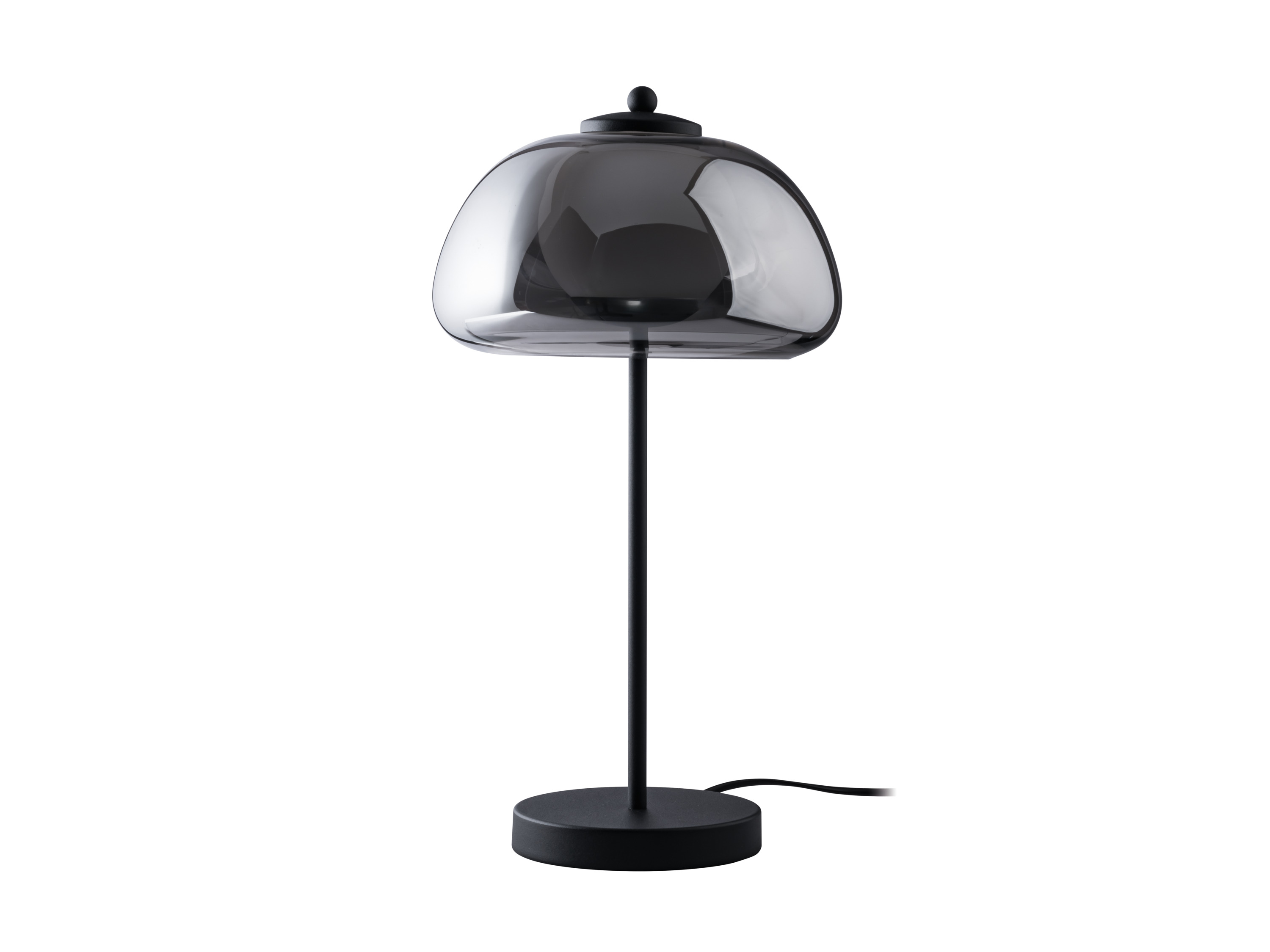 Livarno home Stolní LED lampa Khepri (šedé sklo)