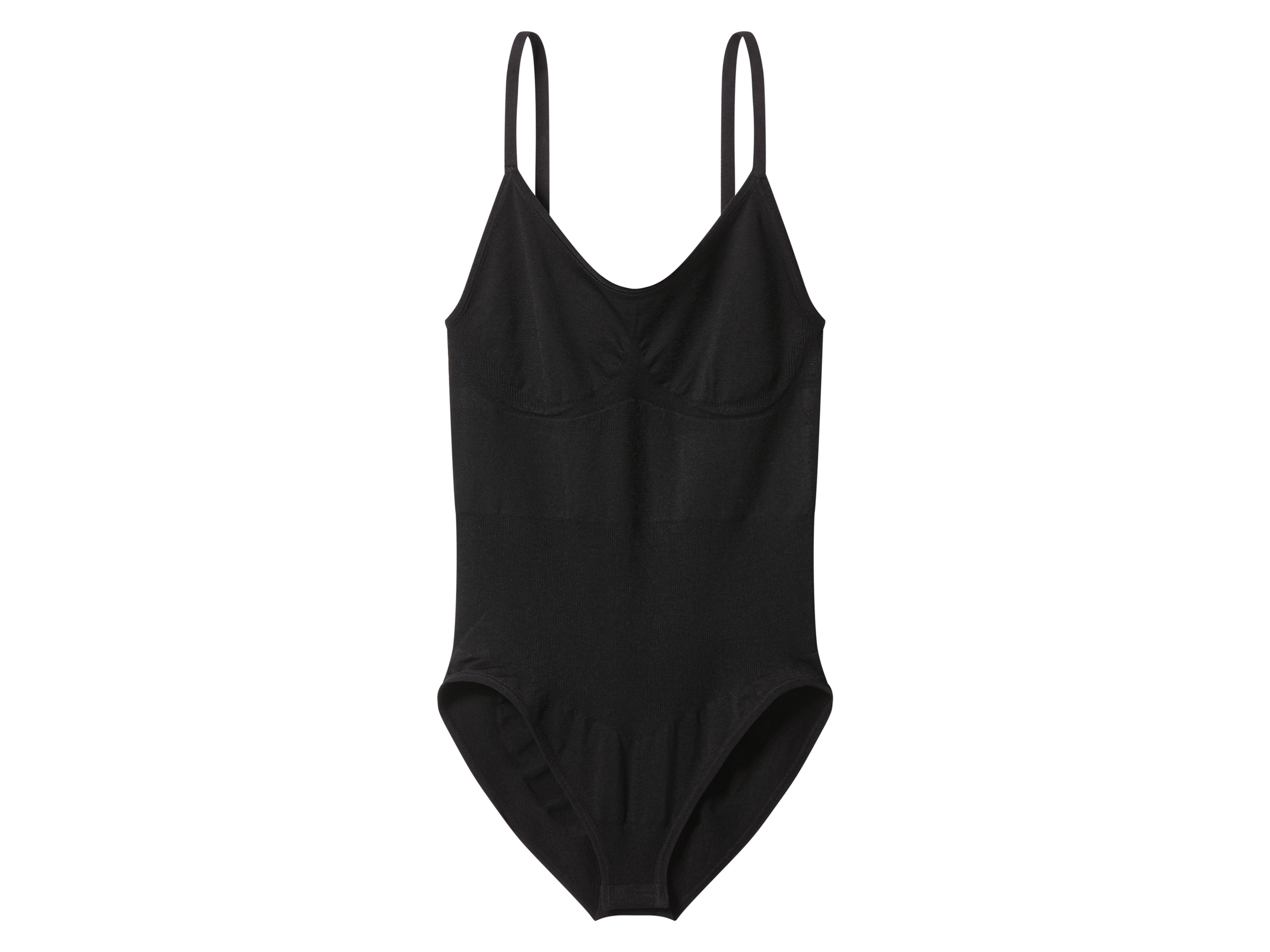 esmara® Dámské bezešvé tvarující body (černá, L(44/46))