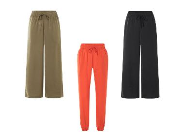 esmara® Dámské saténové kalhoty se širokými nohavicemi