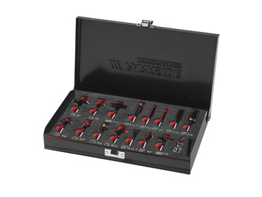 PARKSIDE PERFORMANCE® Sada frézovacích bitů PPFB 15 A1, 15dílná