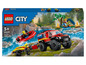 Lego City 4x4 hasičské auto s záchranným člunem