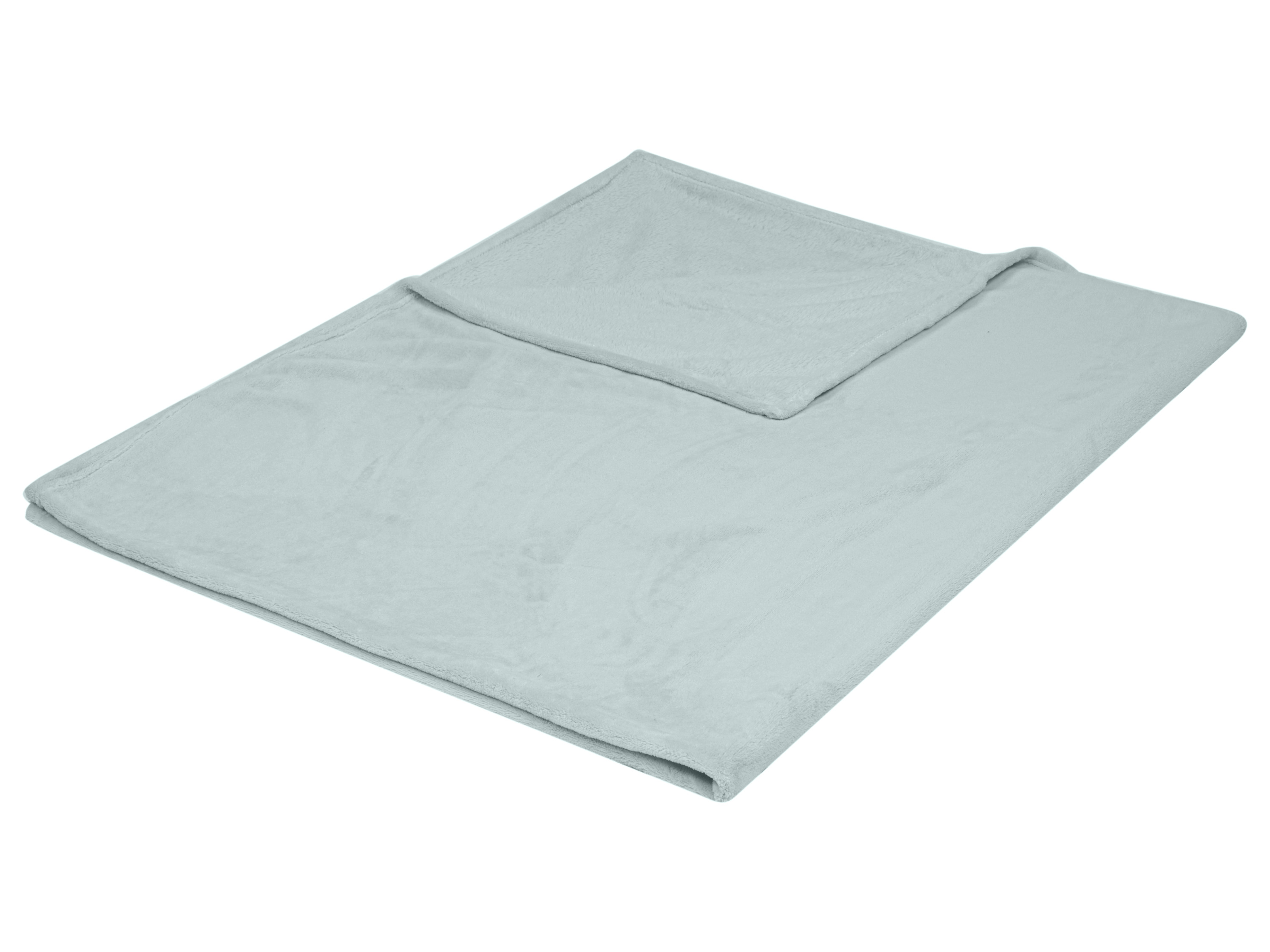 Livarno® Hebká deka, 150 x 200 cm (modrá)