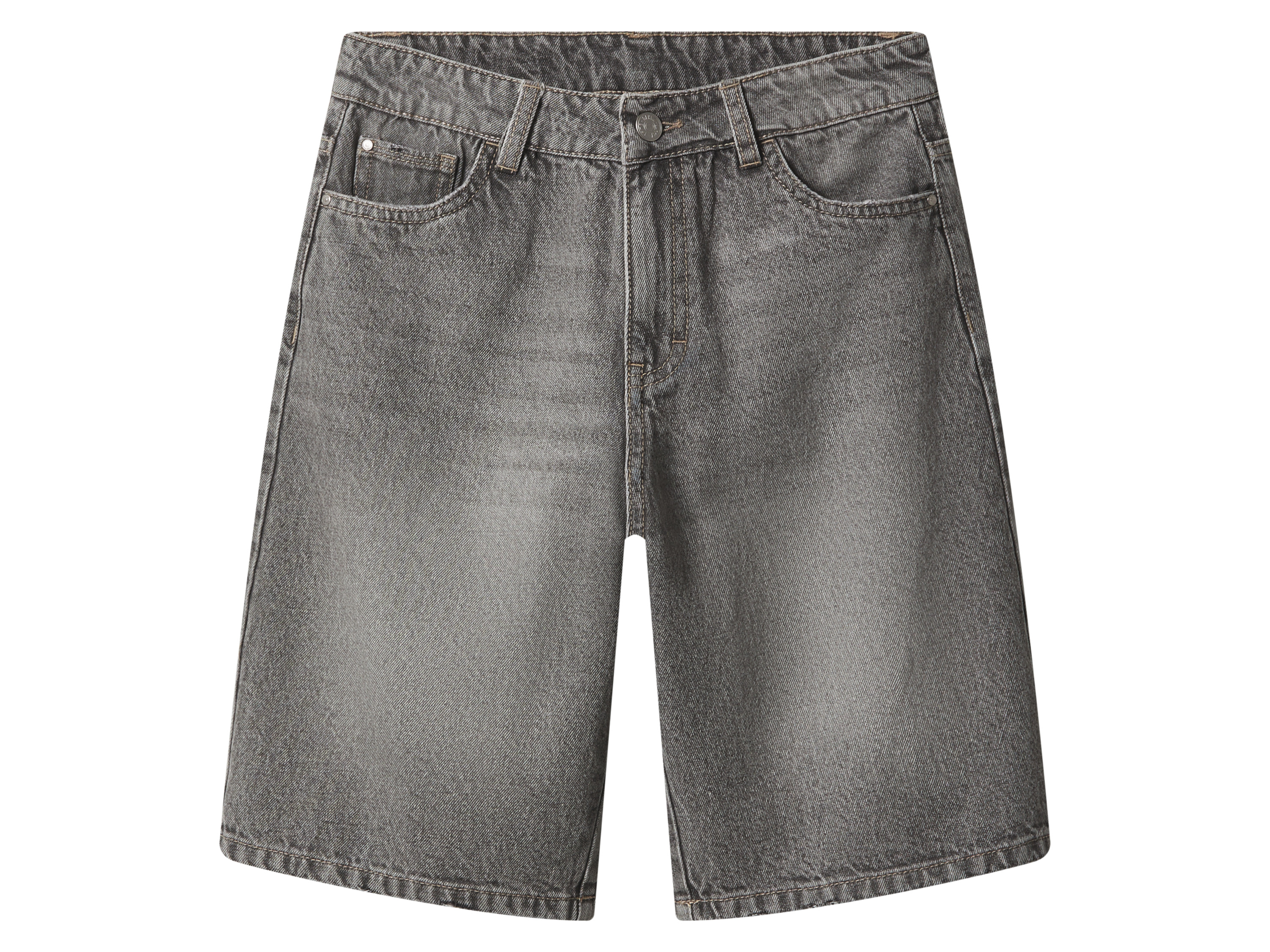 Esmara Kids Chlapecké džínové kraťasy "Loose Fit" (šedá, 134/140)