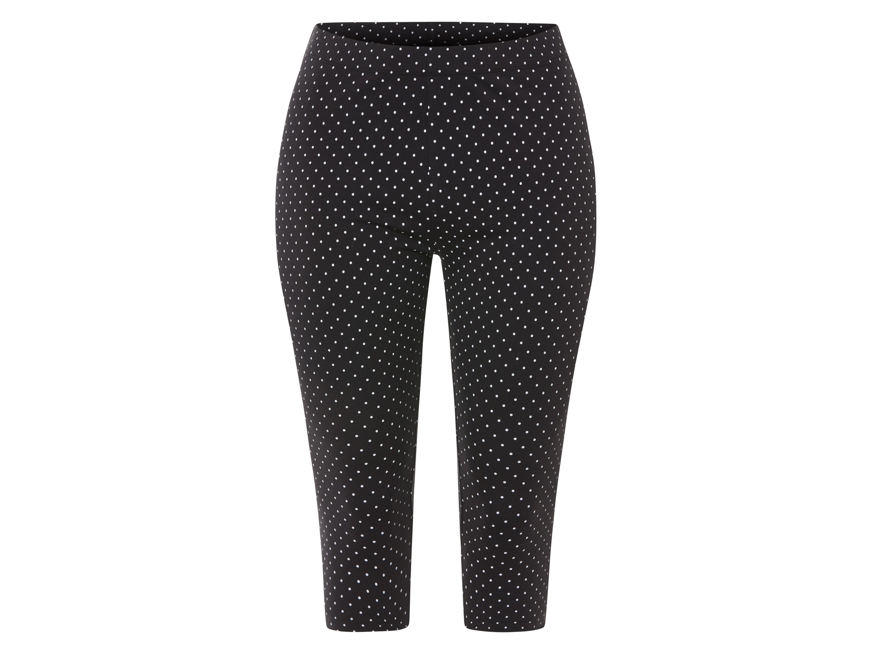 esmara® Dámské capri legíny XXL (puntíky/černá, L(44/46))