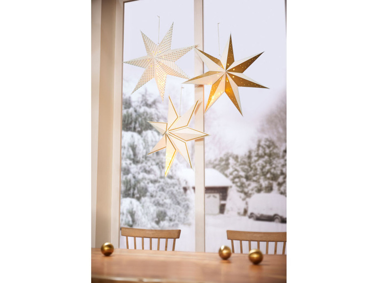  Zobrazit na celou obrazovku LIVARNO home Vánoční LED hvězda, 20 LED, 70 cm - Obrázek 2