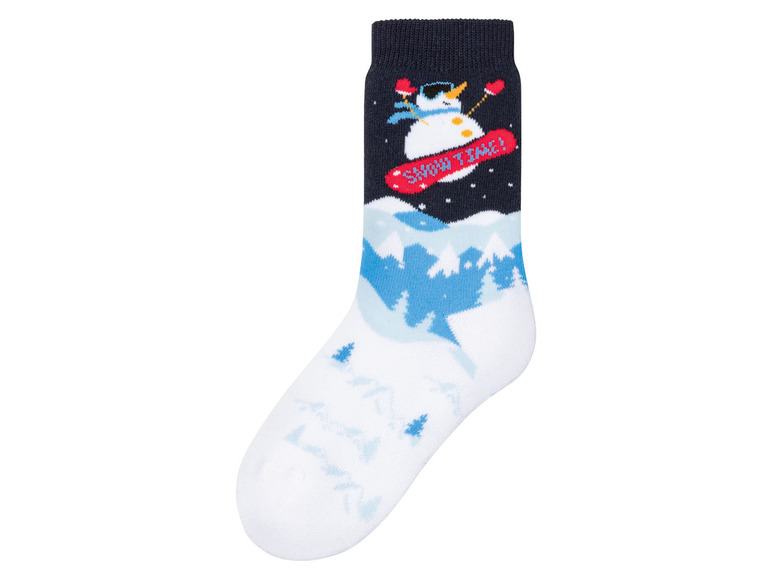  Zobrazit na celou obrazovku pepperts Chlapecké vánoční termo ponožky s BIO bavlnou, 2 páry - Obrázek 3