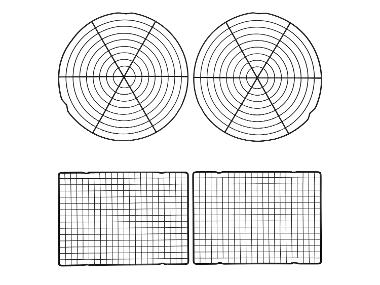 SILVERCREST® Sada mřížek na pečení, 2dílná