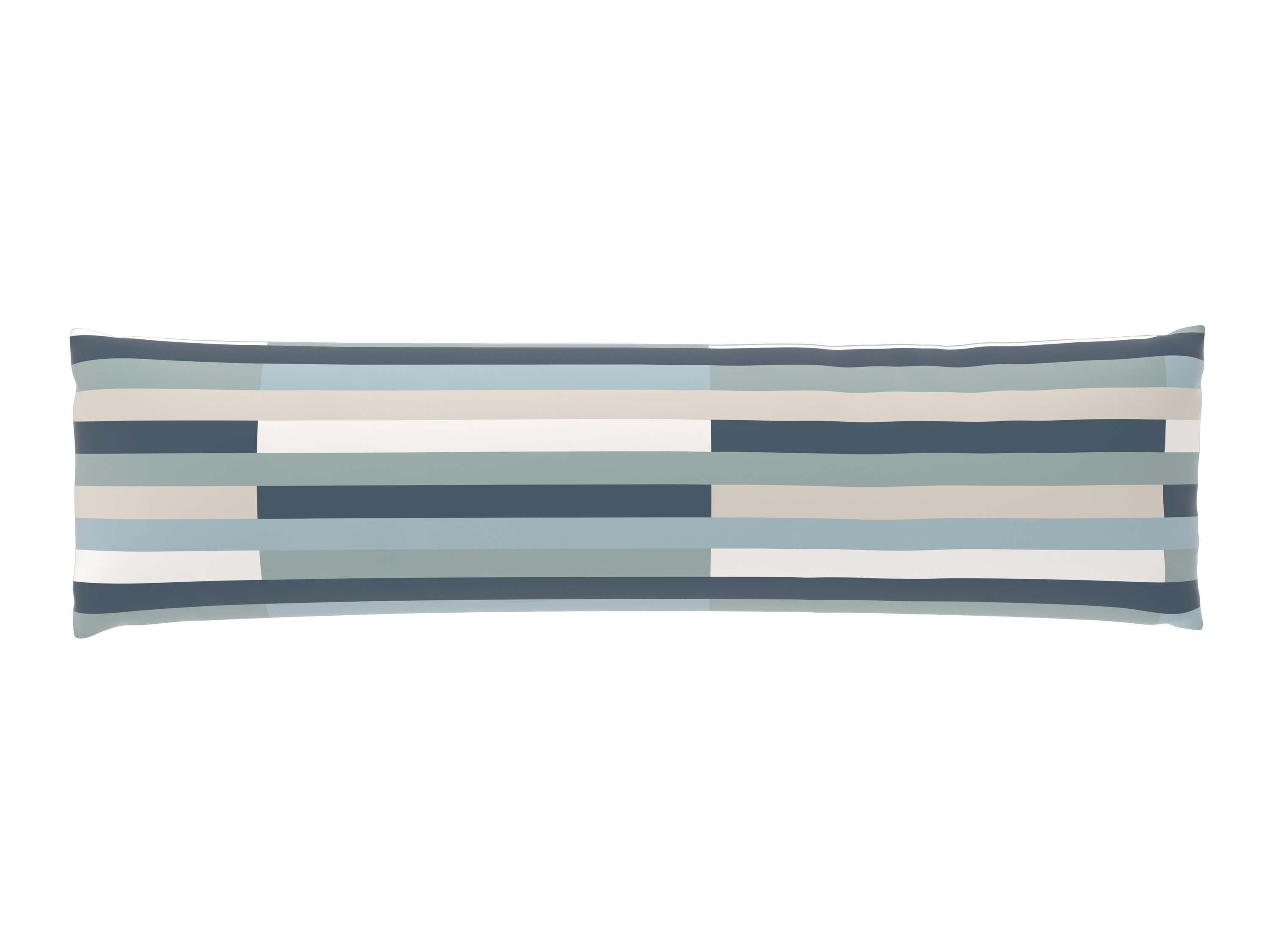 Livarno® Potah na polštář z mikrovláknitého saténu, 40 x 145 cm (pruhy)