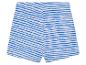 Dětské šortky s modrobílymi pruhy.