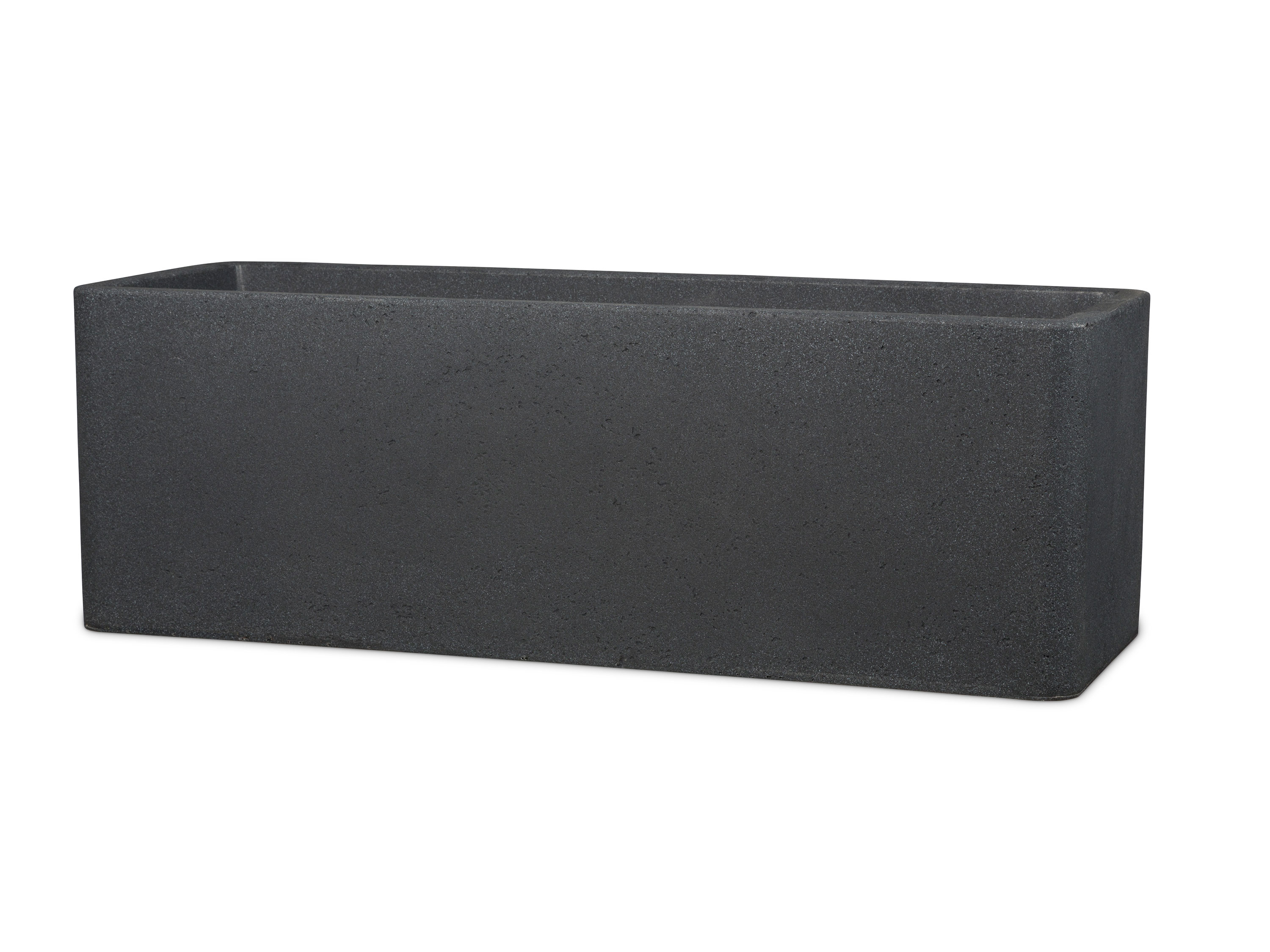 Scheurich Květináč Cube Box (Granit černá, Länge 80 cm)